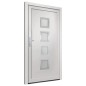 vidaXL Haustür Weiß 88x200 cm PVC vidaXL Haustür Weiß 88x200 cm PVC