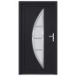 vidaXL Haustür Anthrazit 98x190 cm PVC vidaXL Haustür Anthrazit 98x190 cm PVC