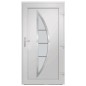 vidaXL Haustür Anthrazit 98x190 cm PVC vidaXL Haustür Anthrazit 98x190 cm PVC