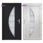 vidaXL Haustür Anthrazit 98x190 cm PVC vidaXL Haustür Anthrazit 98x190 cm PVC