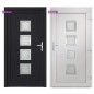 vidaXL Haustür Anthrazit 98x190 cm PVC vidaXL Haustür Anthrazit 98x190 cm PVC