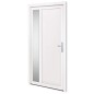 vidaXL Haustür Weiß 108x208 cm PVC vidaXL Haustür Weiß 108x208 cm PVC