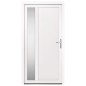 vidaXL Haustür Weiß 108x208 cm PVC vidaXL Haustür Weiß 108x208 cm PVC