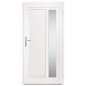 vidaXL Haustür Weiß 108x208 cm PVC vidaXL Haustür Weiß 108x208 cm PVC