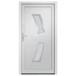 vidaXL Haustür Weiß 108x200 cm PVC vidaXL Haustür Weiß 108x200 cm PVC