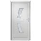 vidaXL Haustür Weiß 88x200 cm PVC vidaXL Haustür Weiß 88x200 cm PVC