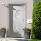 vidaXL Haustür Weiß 108x208 cm PVC vidaXL Haustür Weiß 108x208 cm PVC