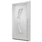 vidaXL Haustür Weiß 108x208 cm PVC vidaXL Haustür Weiß 108x208 cm PVC