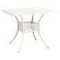vidaXL 3-tlg. Bistro-Set Aluminiumguss Weiß vidaXL 3-tlg. Bistro-Set Aluminiumguss Weiß