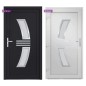 vidaXL Haustür Anthrazit 98x200 cm PVC vidaXL Haustür Anthrazit 98x200 cm PVC