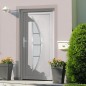 vidaXL Haustür Weiß 88x200 cm PVC vidaXL Haustür Weiß 88x200 cm PVC