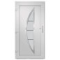 vidaXL Haustür Weiß 88x200 cm PVC vidaXL Haustür Weiß 88x200 cm PVC