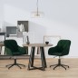 vidaXL Esszimmerstühle 2 Stk. Drehbar Dunkelgrün Samt vidaXL Esszimmerstühle 2 Stk. Drehbar Dunkelgrün Samt