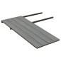WPC Terrassendielen mit Zubehör Braun und Grau 10 m² 4 m WPC Terrassendielen mit Zubehör Braun und Grau 10 m² 4 m