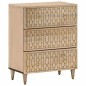 vidaXL Beistellschränke 2 Stk. 60x33x75 cm Massivholz Mango vidaXL Beistellschränke 2 Stk. 60x33x75 cm Massivholz Mango