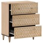 vidaXL Beistellschränke 2 Stk. 60x33x75 cm Massivholz Mango vidaXL Beistellschränke 2 Stk. 60x33x75 cm Massivholz Mango