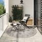 vidaXL Teppich ARBIZU Indoor und Outdoor Vintage-Design Ø 200 cm vidaXL Teppich ARBIZU Indoor und Outdoor Vintage-Design Ø 200 cm