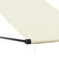 vidaXL Markise Einziehbar Creme 150x150 cm Stoff und Stahl vidaXL Markise Einziehbar Creme 150x150 cm Stoff und Stahl