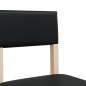 vidaXL Barstühle 2 Stk. Massivholz Gummibaum und Kunstleder vidaXL Barstühle 2 Stk. Massivholz Gummibaum und Kunstleder