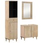 vidaXL 3-tlg. Badmöbel-Set Massivholz Mango vidaXL 3-tlg. Badmöbel-Set Massivholz Mango