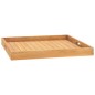 vidaXL Serviertablett 70x70 cm Massivholz Teak vidaXL Serviertablett 70x70 cm Massivholz Teak