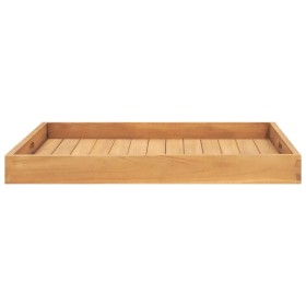 vidaXL Serviertablett 70x70 cm Massivholz Teak