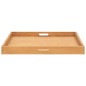 vidaXL Serviertablett 70x70 cm Massivholz Teak vidaXL Serviertablett 70x70 cm Massivholz Teak