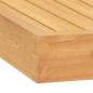 vidaXL Serviertablett 70x70 cm Massivholz Teak vidaXL Serviertablett 70x70 cm Massivholz Teak