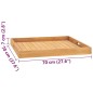vidaXL Serviertablett 70x70 cm Massivholz Teak vidaXL Serviertablett 70x70 cm Massivholz Teak