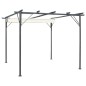 vidaXL Pergola mit Versenkbarem Dach Cremeweiß 3x3 m Stahl vidaXL Pergola mit Versenkbarem Dach Cremeweiß 3x3 m Stahl