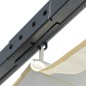 vidaXL Pergola mit Versenkbarem Dach Cremeweiß 3x3 m Stahl vidaXL Pergola mit Versenkbarem Dach Cremeweiß 3x3 m Stahl