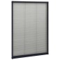 vidaXL Insektenschutz-Plissee für Fenster Aluminium Anthrazit 80x120cm vidaXL Insektenschutz-Plissee für Fenster Aluminium Anthrazit 80x120cm