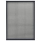 vidaXL Insektenschutz-Plissee für Fenster Aluminium Anthrazit 80x120cm vidaXL Insektenschutz-Plissee für Fenster Aluminium Anthrazit 80x120cm