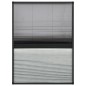 vidaXL Insektenschutz-Plissee für Fenster Alu 80x120 cm mit Jalousie vidaXL Insektenschutz-Plissee für Fenster Alu 80x120 cm mit Jalousie
