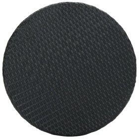 vidaXL Gartentisch Schwarz 60,5x106 cm Poly Rattan