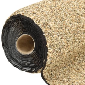 vidaXL Steinfolie Natur-Sand 600x100 cm