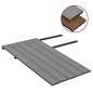 WPC Terrassendielen mit Zubehör Braun und Grau 10 m² 2,2 m WPC Terrassendielen mit Zubehör Braun und Grau 10 m² 2,2 m