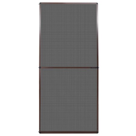 vidaXL Insektenschutz mit Scharnieren für Türen 100x215 cm Braun