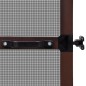 vidaXL Insektenschutz mit Scharnieren für Türen 100x215 cm Braun vidaXL Insektenschutz mit Scharnieren für Türen 100x215 cm Braun