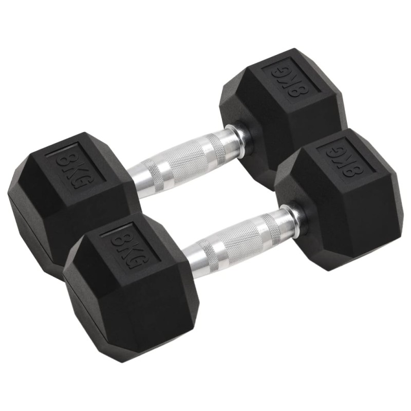 vidaXL Kurzhanteln 2 Stk. 16 kg Gusseisen vidaXL Kurzhanteln 2 Stk. 16 kg Gusseisen