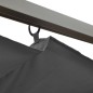 vidaXL Pergola mit Ausziehbarem Dach Anthrazit 3x3 m Stahl 180 g/m² vidaXL Pergola mit Ausziehbarem Dach Anthrazit 3x3 m Stahl 180 g/m²