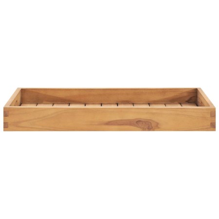 vidaXL Serviertablett 60x35 cm Massivholz Teak