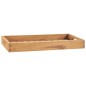 vidaXL Serviertablett 60x35 cm Massivholz Teak vidaXL Serviertablett 60x35 cm Massivholz Teak