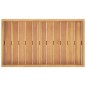 vidaXL Serviertablett 60x35 cm Massivholz Teak vidaXL Serviertablett 60x35 cm Massivholz Teak