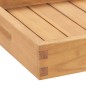 vidaXL Serviertablett 60x35 cm Massivholz Teak vidaXL Serviertablett 60x35 cm Massivholz Teak