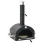 vidaXL 3-in-1 Outdoor-Pizzaofen & Grill Schwarz vidaXL 3-in-1 Outdoor-Pizzaofen & Grill Schwarz