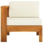 vidaXL 5-tlg. Garten-Lounge-Set mit Creme Auflagen Massivholz Akazie vidaXL 5-tlg. Garten-Lounge-Set mit Creme Auflagen Massivholz Akazie