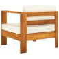 vidaXL 8-tlg. Garten-Lounge-Set mit Creme Auflagen Massivholz Akazie vidaXL 8-tlg. Garten-Lounge-Set mit Creme Auflagen Massivholz Akazie