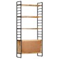 vidaXL Bücherregal 4 Ebenen 80x30x180 cm Raues Mangoholz vidaXL Bücherregal 4 Ebenen 80x30x180 cm Raues Mangoholz