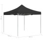 vidaXL Profi-Partyzelt Faltbar Aluminium 3x3 m Anthrazit vidaXL Profi-Partyzelt Faltbar Aluminium 3x3 m Anthrazit